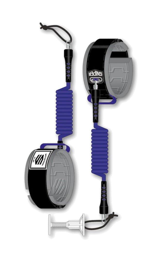 Sniper Leash Spiralfeder Bizeps Amaury Lavernhe - Leash Bodyboard L / XL