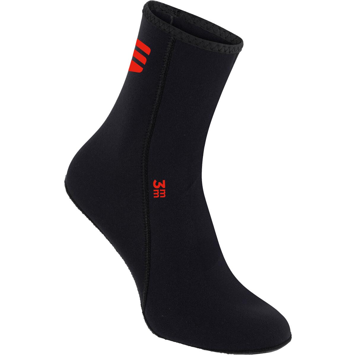 Sniper Wintersocken 3 mm - Neopren-Bodyboard-Socken L